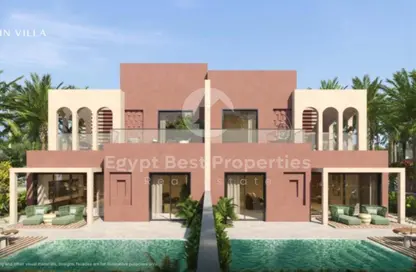 منزل مزدوج - 4 غرف نوم - 5 حمامات للبيع في أوجامي - راس الحكمة - الساحل الشمالي