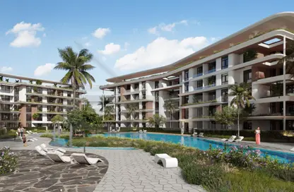 Apartment - 1 Bedroom - 1 Bathroom for sale in The Lark Residence - 5th Settlement Compounds - The 5th Settlement - New Cairo City - Cairo
