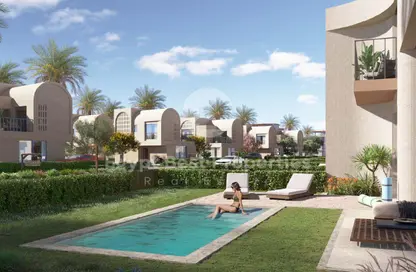 Chalet - 3 Bedrooms - 3 Bathrooms for sale in Ramla Lakeside - Qesm Ad Dabaah - North Coast