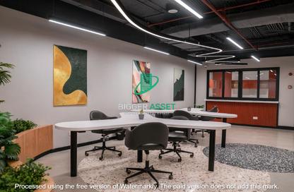 Office Space - Studio - 3 Bathrooms for rent in Bank Center Street - South Teseen St. - The 5th Settlement - New Cairo City - Cairo