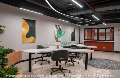 Office Space - Studio - 3 Bathrooms for rent in Bank Center Street - South Teseen St. - The 5th Settlement - New Cairo City - Cairo