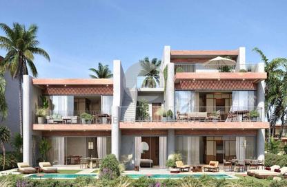 Chalet - 2 Bedrooms - 2 Bathrooms for sale in Ramla Lakeside - Qesm Ad Dabaah - North Coast