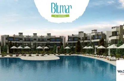 Chalet - 2 Bedrooms - 1 Bathroom for sale in Blumar - Al Ain Al Sokhna - Suez