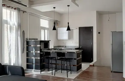 Apartment - 1 Bedroom - 2 Bathrooms for rent in Akhnaton St. - District 5 - The 5th Settlement - New Cairo City - Cairo