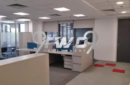 Office Space - Studio - 2 Bathrooms for rent in Cairo Festival City - North Investors Area - New Cairo City - Cairo