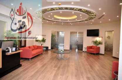 Office Space - Studio - 2 Bathrooms for rent in Al Guezira plaza - 26th of July Corridor - Sheikh Zayed City - Giza