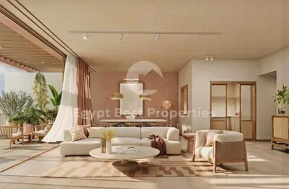 Chalet - 2 Bedrooms - 3 Bathrooms for sale in Ramla Lakeside - Qesm Ad Dabaah - North Coast