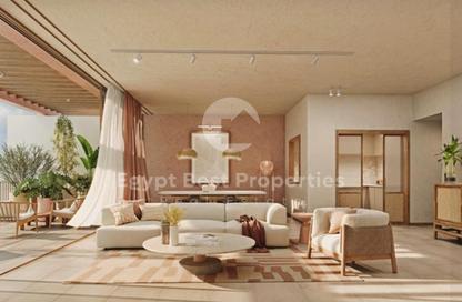 Chalet - 2 Bedrooms - 3 Bathrooms for sale in Ramla Lakeside - Qesm Ad Dabaah - North Coast