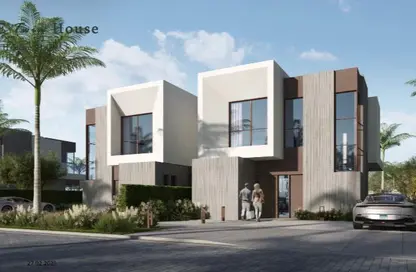 Twin House - 4 Bedrooms - 4 Bathrooms for sale in Solana - New Zayed City - Sheikh Zayed City - Giza