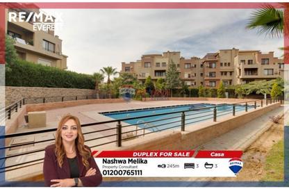 دوبلكس - 3 غرف نوم - 3 حمامات للبيع في كازا - كمبوندات الشيخ زايد - الشيخ زايد - الجيزة
