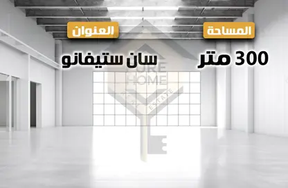 Warehouse - Studio - 1 Bathroom for rent in Al Fath St. - San Stefano - Hay Sharq - Alexandria