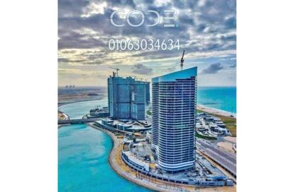 شقة - غرفة نوم - 1 حمام للبيع في نورث ايدج تاورز - مدينة العلمين الجديدة - العلمين - الساحل الشمالي