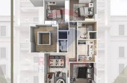 Apartment - 3 Bedrooms - 2 Bathrooms for sale in Taqseem Al khatab - Al Mansoura - Al Daqahlya