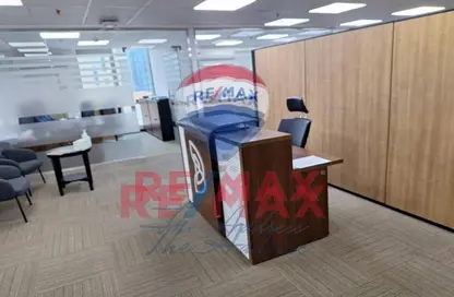 Office Space - Studio - 4 Bathrooms for rent in North Teseen St. - The 5th Settlement - New Cairo City - Cairo