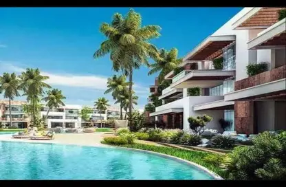 Chalet - 2 Bedrooms - 2 Bathrooms for sale in Azha North - Ras Al Hekma - North Coast