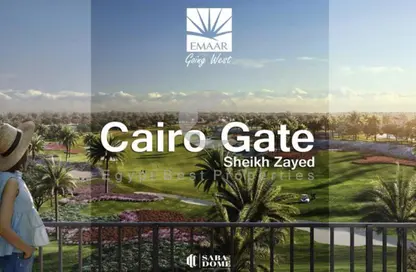 شقة - 2 غرف نوم - 2 حمامات للبيع في إيدن - كايرو جايت - كمبوندات الشيخ زايد - الشيخ زايد - الجيزة