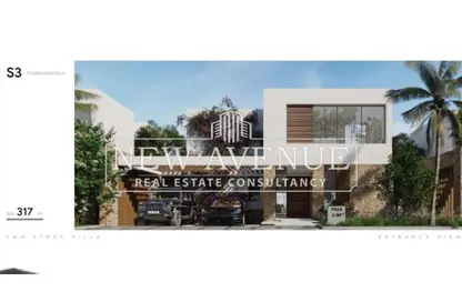 Twin House - 4 Bedrooms - 5 Bathrooms for sale in Azha North - Ras Al Hekma - North Coast