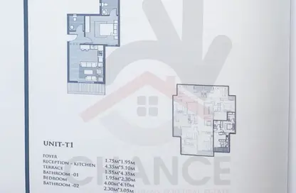 Apartment - 1 Bedroom - 1 Bathroom for sale in DeJoya Residence - New Zayed City - Sheikh Zayed City - Giza