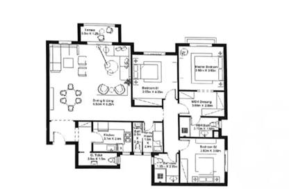 Apartment - 3 Bedrooms - 3 Bathrooms for sale in Hyde Park - 5th Settlement Compounds - The 5th Settlement - New Cairo City - Cairo