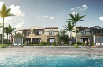 Twin House - 5 Bedrooms - 4 Bathrooms for sale in Lasirena Palm Beach - Al Ain Al Sokhna - Suez