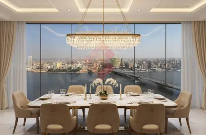 شقة - 4 غرف نوم - 6 حمامات للايجار في شارع كورنيش النيل - جاردن سيتي - القاهرة