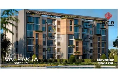 Apartment - 1 Bedroom - 2 Bathrooms for sale in Valencia Valley - Al Andalus District - New Cairo City - Cairo