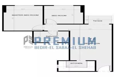Apartment - 2 Bedrooms - 1 Bathroom for sale in 2nd Sector - Zahraa El Maadi - Hay El Maadi - Cairo