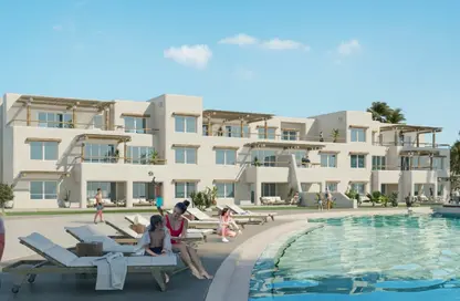 Chalet - 2 Bedrooms - 3 Bathrooms for sale in Hacienda West - Ras Al Hekma - North Coast