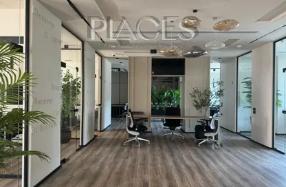 Office Space - Studio - 2 Bathrooms for rent in V90 - North Teseen St. - The 5th Settlement - New Cairo City - Cairo