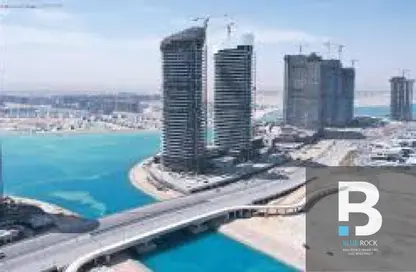 Chalet - 2 Bedrooms - 2 Bathrooms for sale in North Edge Towers - New Alamein City - Al Alamein - North Coast