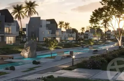 Townhouse - 4 Bedrooms - 4 Bathrooms for sale in Rivers - New Zayed City - Sheikh Zayed City - Giza