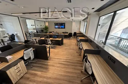 Office Space - Studio - 2 Bathrooms for rent in V90 - North Teseen St. - The 5th Settlement - New Cairo City - Cairo