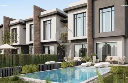 تاون هاوس - 3 غرف نوم - 3 حمامات للبيع في كريك تاون - التجمع الاول - مدينة القاهرة الجديدة - القاهرة