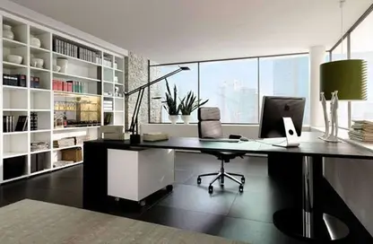 Office Space - Studio - 1 Bathroom for sale in V90 - North Teseen St. - The 5th Settlement - New Cairo City - Cairo