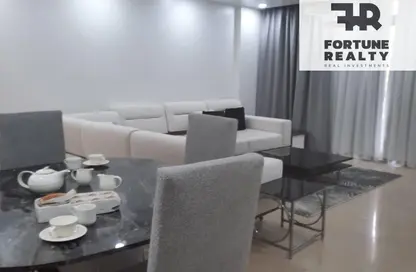 شقة - 2 غرف نوم - 2 حمامات للايجار في كايرو فيستيفال سيتى - المستثمرين الشمالية - مدينة القاهرة الجديدة - القاهرة