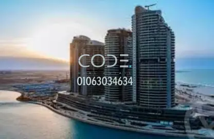 Apartment - 4 Bedrooms - 3 Bathrooms for sale in Beachfront Towers - New Alamein City - Al Alamein - North Coast