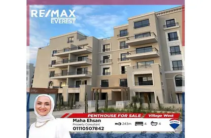 Penthouse - 4 Bedrooms - 4 Bathrooms for sale in Village West - Sheikh Zayed Compounds - Sheikh Zayed City - Giza
