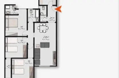 Apartment - 3 Bedrooms - 3 Bathrooms for sale in Bait Alwatan - The 5th Settlement - New Cairo City - Cairo