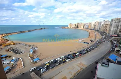شقة - 3 غرف نوم - 3 حمامات للايجار في طريق الجيش - سيدي بشر - حي اول المنتزة - الاسكندرية