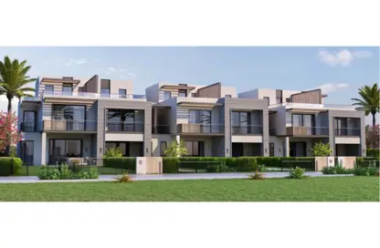 Townhouse - 3 Bedrooms - 2 Bathrooms for sale in Garden Lakes - 6 October Compounds - 6 October City - Giza