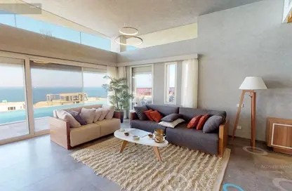 Hotel Apartment - 1 Bedroom for sale in IL Monte Galala - Al Ain Al Sokhna - Suez