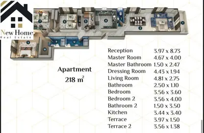 شقة - 3 غرف نوم - 3 حمامات للبيع في الحي الاول - التجمع الخامس - مدينة القاهرة الجديدة - القاهرة