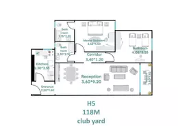 Apartment - 2 Bedrooms - 1 Bathroom for sale in El Safwa - New Smouha - Smouha - Hay Sharq - Alexandria