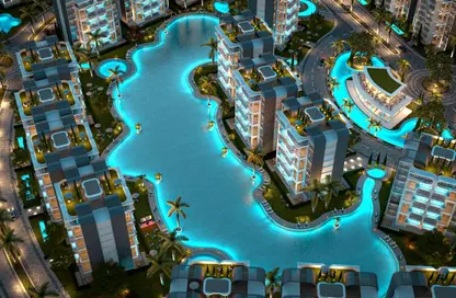 شقة - 2 غرف نوم - 2 حمامات للبيع في الوادي 8 - R8 - العاصمة الإدارية الجديدة - القاهرة