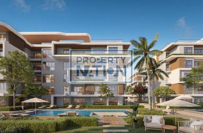Apartment - 1 Bedroom - 1 Bathroom for sale in Golden View Mall - Ganoob El Acadimia - New Cairo City - Cairo
