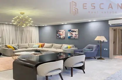 Apartment - 2 Bedrooms - 2 Bathrooms for rent in Lake View Residence - 5th Settlement Compounds - The 5th Settlement - New Cairo City - Cairo