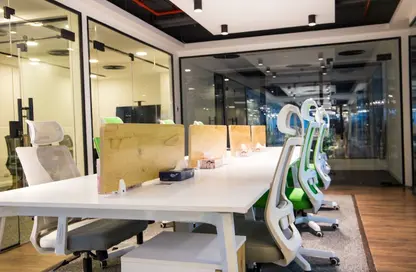 Office Space - Studio - 2 Bathrooms for rent in Bank Center Street - South Teseen St. - The 5th Settlement - New Cairo City - Cairo