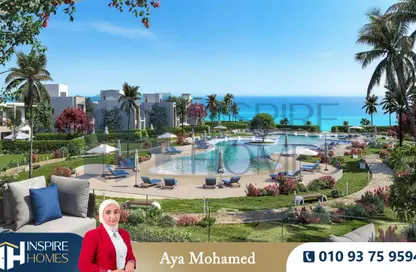 Chalet - 2 Bedrooms - 3 Bathrooms for sale in Hacienda Waters - Qesm Ad Dabaah - North Coast