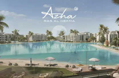 Chalet - 3 Bedrooms - 3 Bathrooms for sale in Azha North - Ras Al Hekma - North Coast