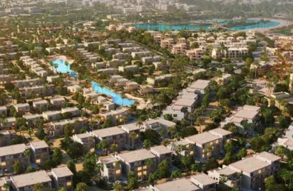 Chalet - 2 Bedrooms - 3 Bathrooms for sale in Ramla Lakeside - Qesm Ad Dabaah - North Coast